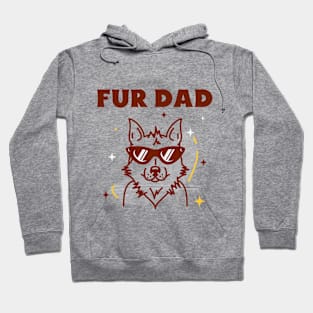 Fur Dad Funny Pet Owner Hoodie